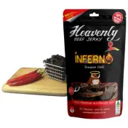 DEADLY HOT -SCORPION - INFERNO 100% Premium Aust Dried BEEF JERKY - 85g 100g 1kg
