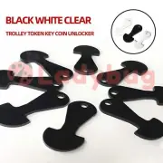 10x Shopping Trolley Unlocker Key Token Removable Master