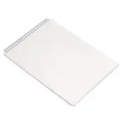 3Pcs A4 Top Spiral Graph Notebook 80 Sheets Grid Paper Hardcover Note Pad Clear