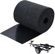 BENECREAT 8mx20cm Gray Boat Trailer Bunk Carpet, PVC Speaker Box Carpet Dust Proof for Home, Auto, Boat, Marine, Truck & Car Trunk Liner, 3mm Thick