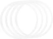 Alasum 4pcs Silicone Ring Seals for Water Bottle Lid Replacement Lid Gasket Sealed Leak Proof Heat Insulation for Tumbler