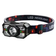 Rechargeable Sensor Headlamp Detachable Sensing Headlamp with 5 Lighting Modes