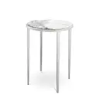 NEW Vandenberg Side Table Fredo Nickel Finish