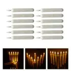 12 Pcs Electronic Candle Light Flickering Led Candles Flameless Taper Decor