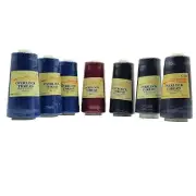 Overlock Thread Priced Sew Right Collection 3000 Yards, Navy, Royal, Burgandy