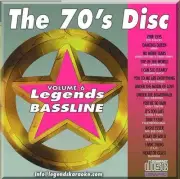 LEGENDS BASSLINE 70'S DISC KARAOKE CDG DISC #6 MUSIC SONGS cd CD+G OLDIES POP !