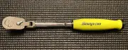 SNAP ON Tools USA NEW HI-VIZ 3/8 Drive Soft Grip Compact Flex Ratchet FHCLF72RHV