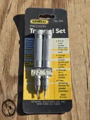 Vintage NOS General Tools 524 Precision Dual Scriber Trammel Set Dated 1991 USA