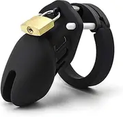 Silicone Chastity for Men Breathable Chastity Device Chastity cage Chastity Devices Lightweight Sexual Wellness Chastity cage-Black