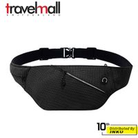 在飛比找蝦皮購物優惠-Travelmall 多用途RFID防盗設計智能腰包 腰包 