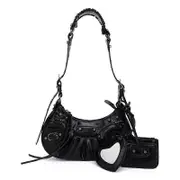 Small Shoulder Bag Le Cagole Design | Messenger Bag Coin Purse Handbag - New Arrival - 32x7.5x18 black