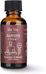 VTS Hotel Scented Essential Oils Blend, Floral Note Hotel Collection Diffuser Oil for Home & Hotel Scent Diffuser, AM1988 Luxury Hotel Fragrance Oil 1 fl.oz (30ml)