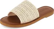 [CUSHIONAIRE] Women's Carly slide Sandal with Memory Foam