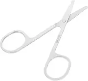 Nose Hair Scissors Stainless Steel Eyebrow Trimmer Hair Removal Tweezer Precision Blades for Safe Grooming