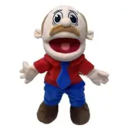 New Marvin Foster Father Jeffy Hand Puppets Plush Toy Supermariologan Figure Toy