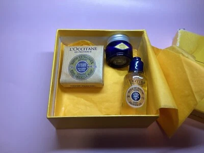 L’Occitane en Provence gift set precious cream, body shower oil, verbena soap ne