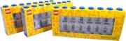 LEGO Storage Products: 40660005X3 Minifigure Display Case 16 (Pack of 3) Blue