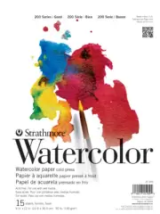 Strathmore Student Watercolor Pad 9"X12"-15 Sheets - 2 Pack