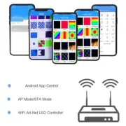 SP801E Wifi Art-Net LED Controller LED Matrix Panel Module WS2812B WS2811 Light