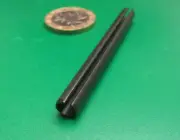 Steel Slotted Roll Spring Pin, 1/4" Dia x 2.50" Length, 125 pcs