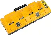 DCB104 12A for DeWalt Fast Charger 12V~20V Battery 4 Port Charger FIT 18V/54V