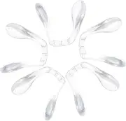 NOLITOY 5pcs Eyeglass Nose Pads Universal Fit Anti-slip and Comfortable Silicone Nose Pads for Glasses and Sunglasses Gentle on Nose