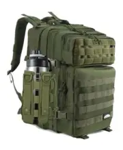45L Military Tactical Backpack Large Army 3 Day Molle Assault Pack Bug Green01
