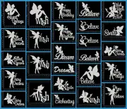 White Chipboard - Fairy Titles