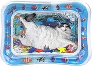 Sensory Water Play Mat for Cats, Pet Water Sensory Pad, Feel Cool Comfortable, Indoor Entertainment, Interactive Cat Toys Play Cooling Pad
