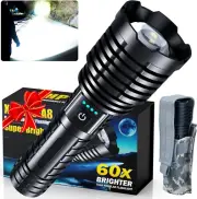 Super Bright Rechargeable LED Flashlights 2500000 High Lumens, Flashlights High