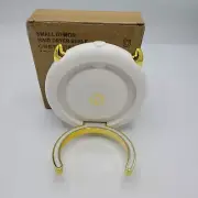 White Gold Plastic Wallmontan Adjustable Small Demon Hair Dryer Shelf/Holder