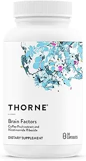 Thorne – Brain Factors – Brain Health – Memory, Learning, Cognition Support – Coffee Fruit Extract and Nicotinamide Riboside – 30 Servings