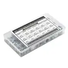 450pcs/set Gaskets Assortment Washer Sealing Tools Plain Silver Wear Resistant
