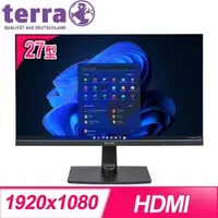 在飛比找PChome24h購物優惠-terra 德國沃特曼 2742W 27型 IPS 不閃屏低