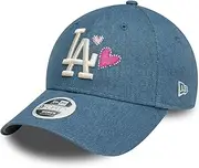 [New Era] WMNS Denim Icon 9Forty Adjustable Women's Cap LA Dodgers Blue, Size: One Size, Navy, One Size