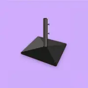 450x450mm Heavy Duty Umbrella Base Stand For 2x2m Commercial Umbrella (17kg)