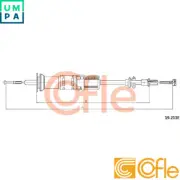 CLUTCH CABLE 19.211E FOR SEAT CORDOBA/Sedan/Vario IBIZA/II/Mk INCA VW VAN/Box