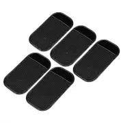 5Pcs Car Grip Pad – Non-Slip Sticky Anti-Slide Dash & Cell Phone Holder, Black M