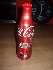 SARAJEVO - BOSNIA - MUVIE FEST COCA COLA ALUMINIUM BOTTLE - empty BOTTLE