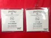 2 x 100% Authentic Pirastro Evah Pirazzi 3/4-1/2 Violin String Set Medium