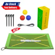 Golf Training Mat for Swing Detection Batting Golf Aid Game Practice Training DS