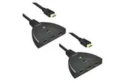 Sansai 3 Port HDMI 2PK Switcher Connector Ports HD 4K 1080P Splitter f HDTV