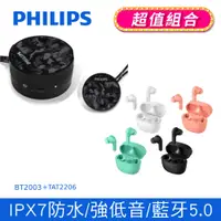 在飛比找PChome24h購物優惠-PHILIPS 飛利浦 藍牙喇叭 迷彩黑 BT2003GY