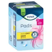 TENA Pads InstaDRY Standard Length 10 Pads