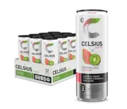 PACK OF 12 ✨ CELSIUS Sparkling KIWI GUAVA Energy Drink CANS | Zero Sugar Fun