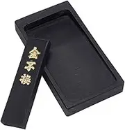 PH PandaHall Chinese Calligraphy Inkstone With Ink Stick - Traditional Ink Stone for Sumi Drawing, Ink Dish, Well, Tray - New Year Couplets, Calligraphy Practice, Painting
