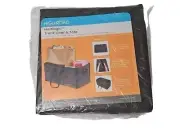 "New" High Road MatMagic 2-in-1 Trunk Tote and Liner Organizer - Color: Black
