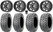 Sedona Rift 14" Wheels Black 27" Ceros Tires Polaris RZR XP 1000 / PRO XP