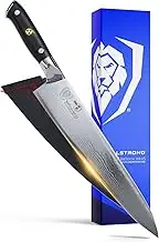 DALSTRONG Chef Knife - 9.5" (24 cm) - Shogun Series Gyuto - AUS-10V - Vacuum Heat Treated - Sheath Included