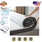 CertiPUR-Certified Twin Memory Foam Topper - 2 Inch Gel Comfort & Washable Cover